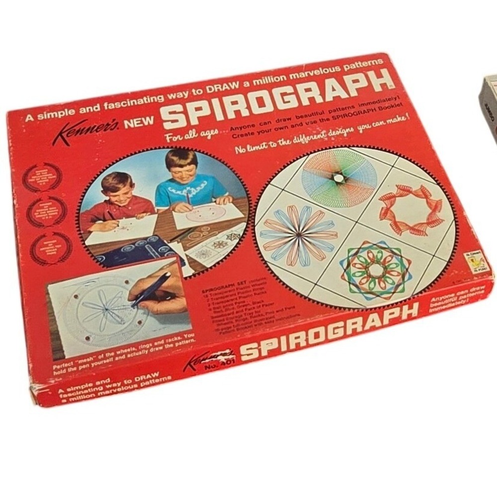 Vintage Kenner Spirograph 1967 nearly complete and‎ parts in great condition